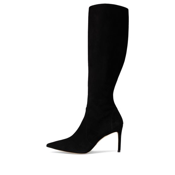 STUART WEITZMAN STUART 85 KNEE HIGH ZIP BOOT BLACK 9.5 B